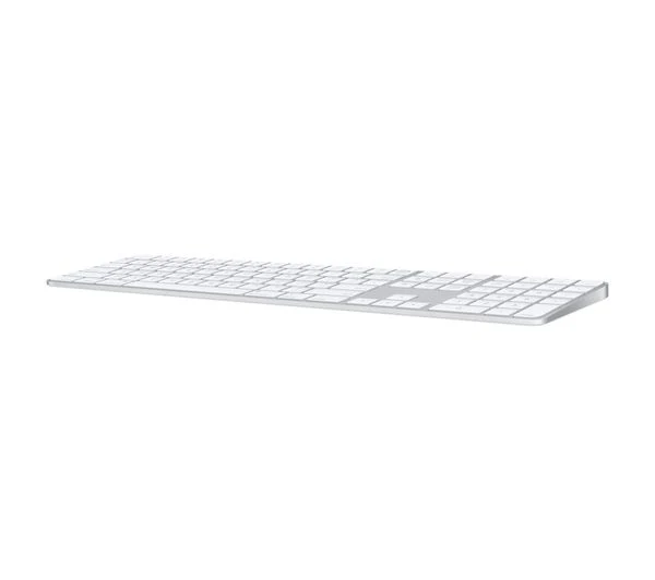 APPLE Magic Wireless Keyboard with Touch ID & Numeric Keypad - White & Silver - Pristine - Image 3