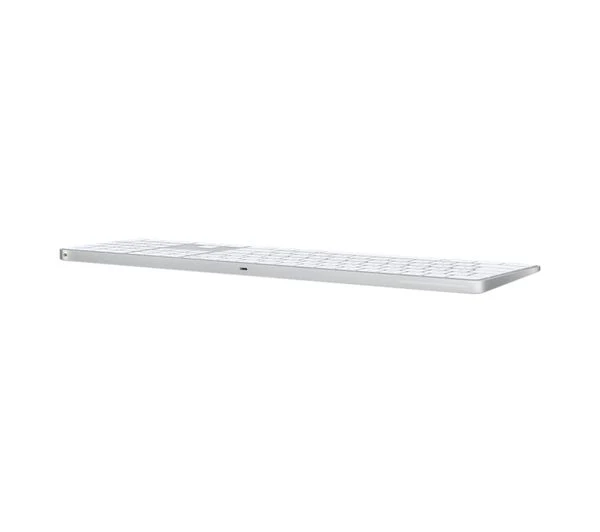 APPLE Magic Wireless Keyboard with Touch ID & Numeric Keypad - White & Silver - Pristine - Image 4