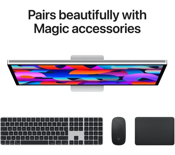 Apple Studio Display 27" 5K Retina Standard Glass Tilt- & Height-Adjustable Stand - Pristine - Image 5