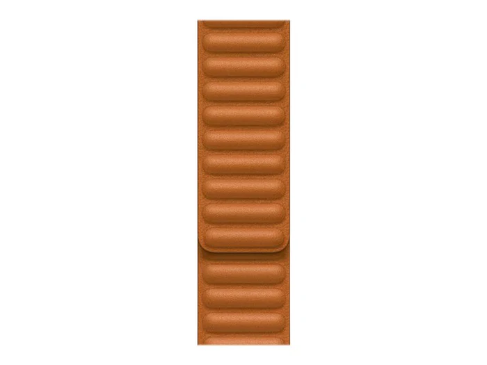 Apple Watch Leather Link Strap Golden Brown 41mm M/L - Image 3