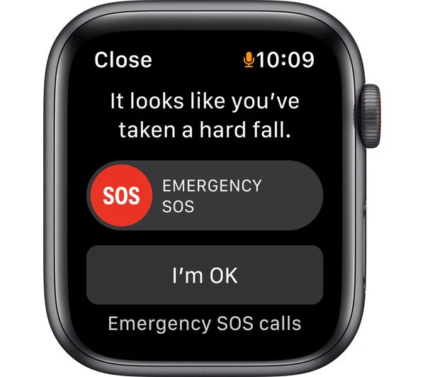 APPLE Watch SE 1 Cellular - Space Grey Aluminium with Midnight Sports Band, 44mm - Good - Image 5