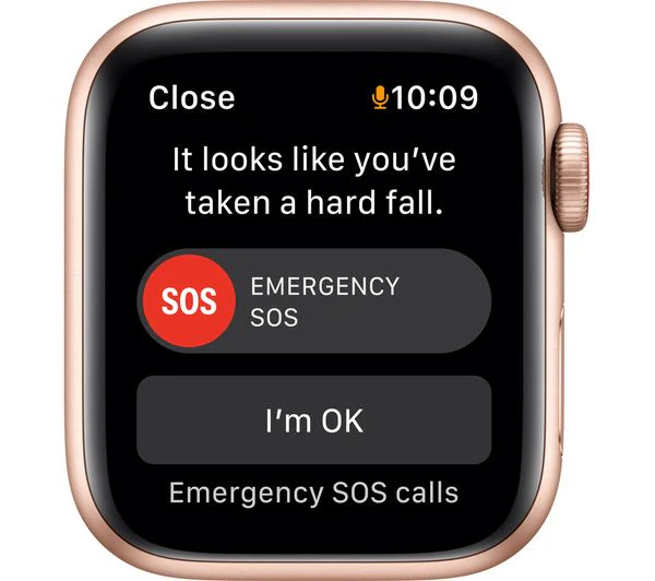 Apple Watch SE 1 GPS + Cellular - Gold Aluminium with Maize & White Sport Loop, 40mm - Acceptable - Image 5