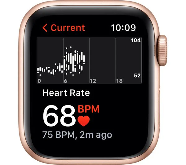 APPLE Watch SE 1 GPS - Gold with Starlight Sports Band, 40mm - Good - Image 4