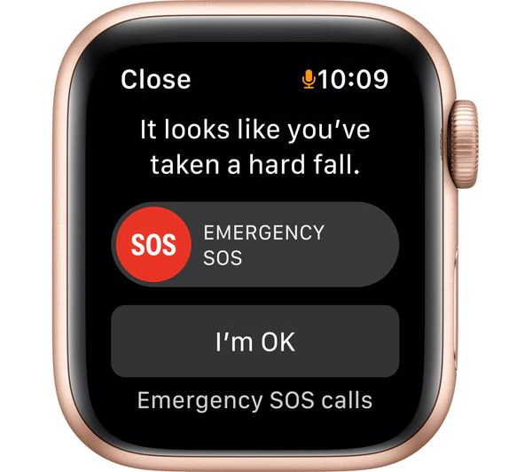 APPLE Watch SE 1 GPS - Gold with Starlight Sports Band, 40mm - Good - Image 5