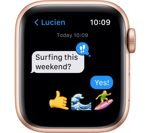 APPLE Watch SE 1 GPS - Gold with Starlight Sports Band, 40mm - Good - Image 6