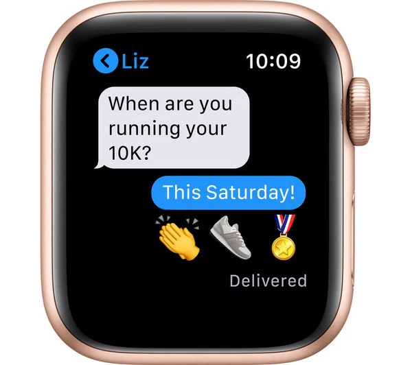 APPLE Watch SE 1st Gen Cellular - Gold Aluminium with Pink Sand Sports Band, 40mm - Pristine - Image 6