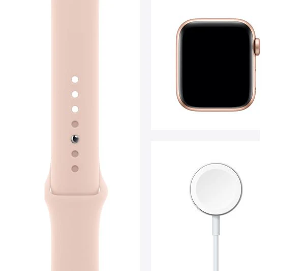 APPLE Watch SE 1st Gen Cellular - Gold Aluminium with Pink Sand Sports Band, 40mm - Pristine - Image 9