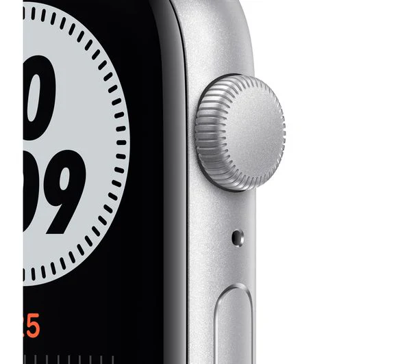 APPLE Watch SE 1st Gen GPS - Silver with Pure Platinum & Black Nike Sports Band, 44mm - Very Good - Image 3