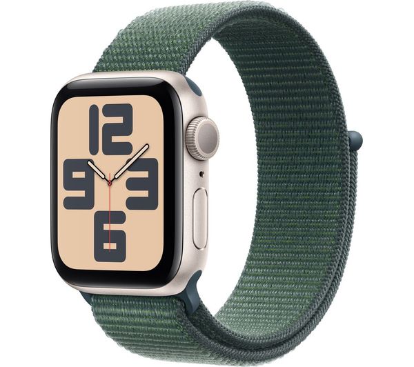 APPLE Watch SE 2 - 40mm Starlight Aluminium Case with Lake Green Sport Loop - Good