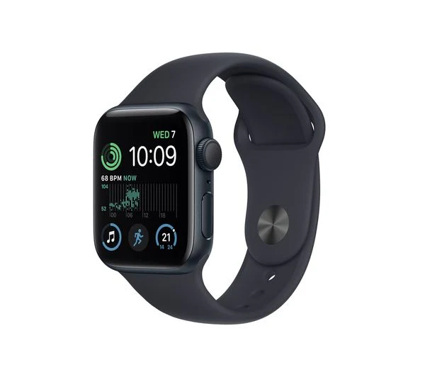 Apple Watch SE 2 GPS, 40mm Midnight Aluminium Case with Midnight Sport Band - Acceptable