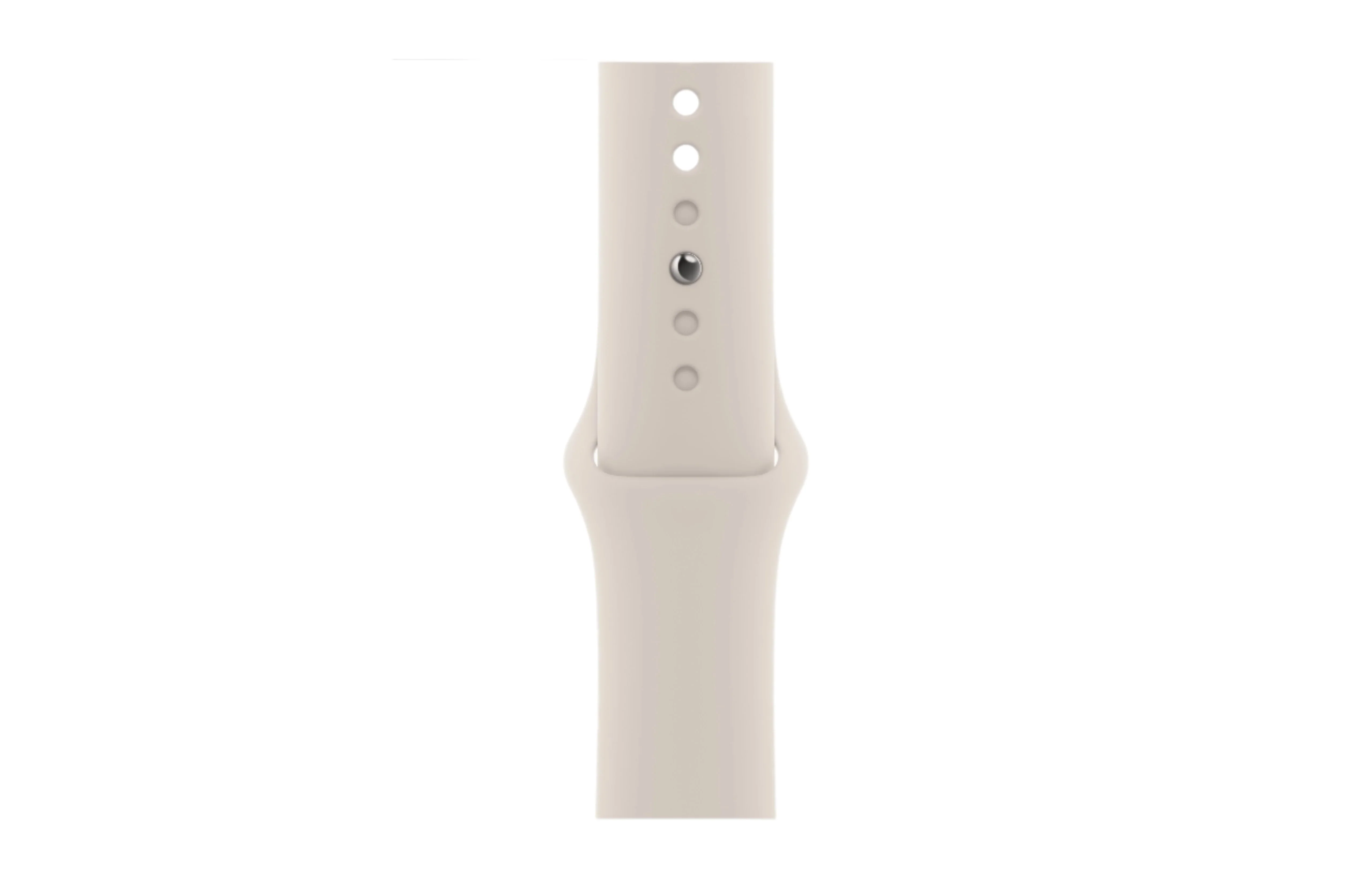 Apple Watch SE 2 GPS, 40mm Starlight Aluminium Case with Starlight Sport Band - M/L - Good - Image 2