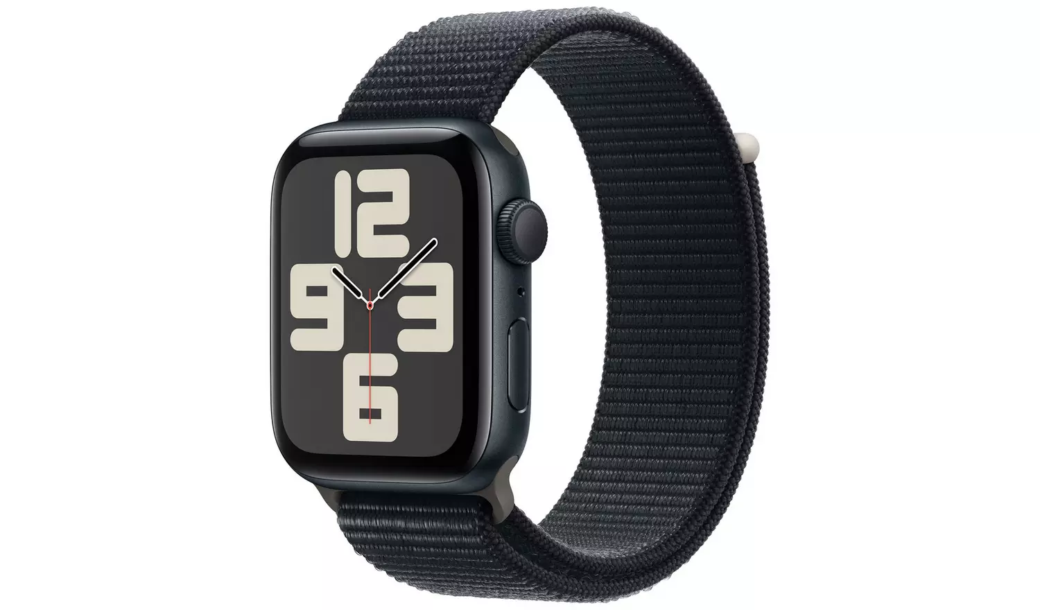 Apple Watch SE 2 GPS, 44mm Midnight Aluminium Case with Midnight Sport Loop - Very Good