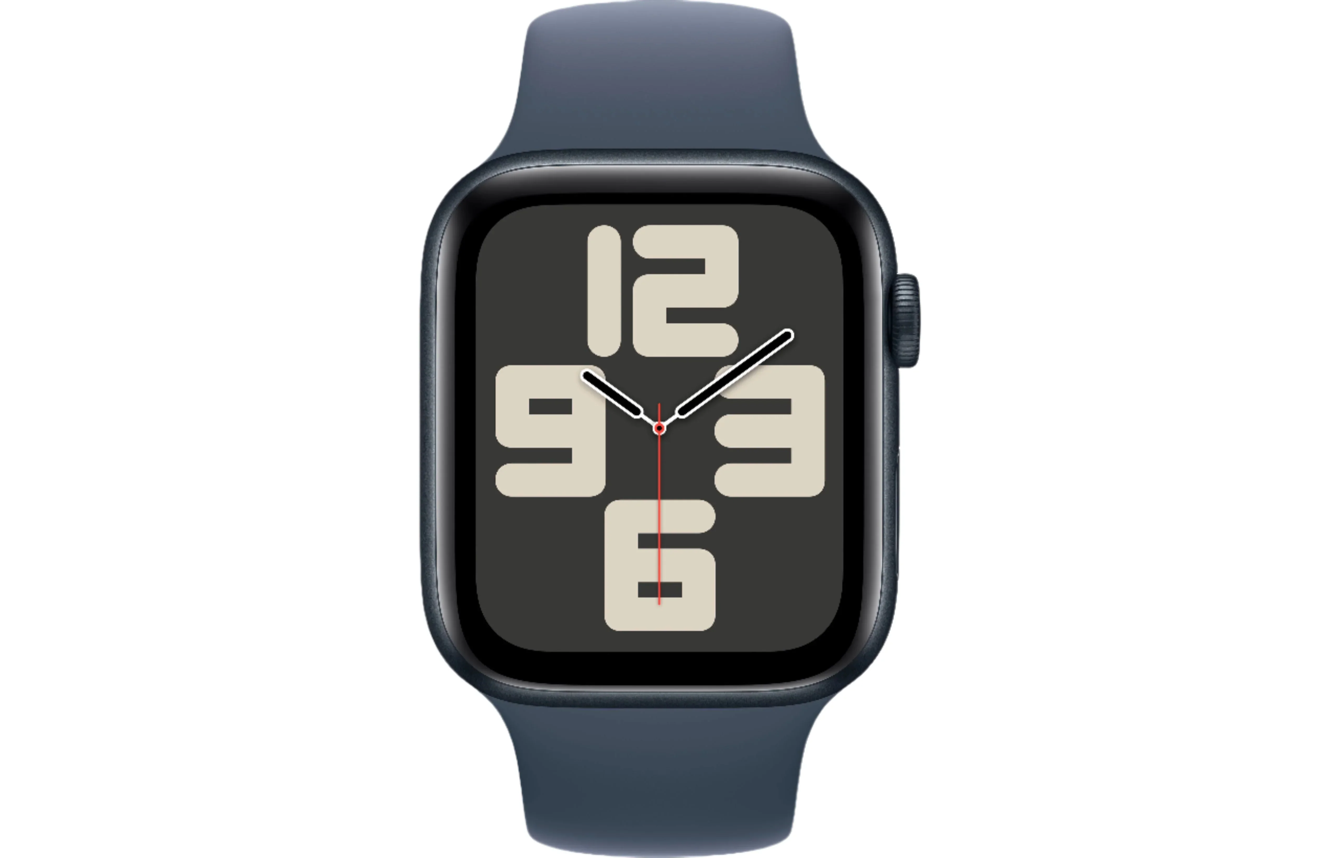 Apple Watch SE 2 GPS, 40mm Midnight Aluminium Case with Storm Blue Sport Band - S/M - Pristine - Image 2