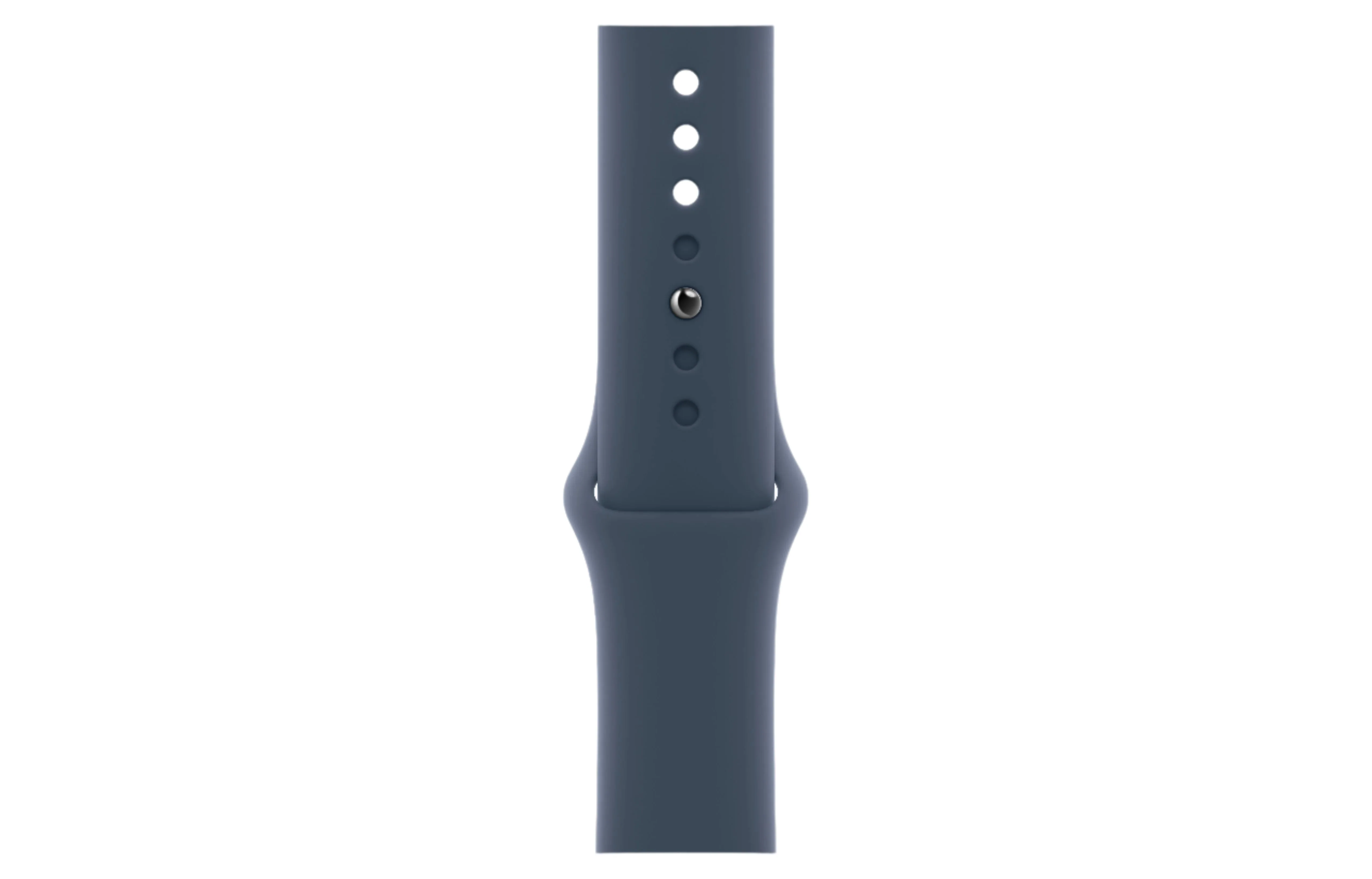 Apple Watch SE 2 GPS, 44mm Midnight Aluminium Case with Storm Blue Sport Band - S/M - Pristine - Image 3