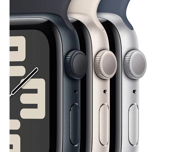 APPLE Watch SE (2023) - 44 mm Silver Aluminium Case with Winter Blue Sport Loop - Pristine - Image 8