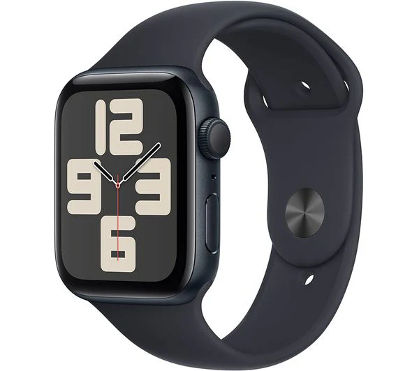 APPLE Watch SE (2023) - 44mm Midnight Aluminium Case with Midnight Sport Band, S/M - Acceptable
