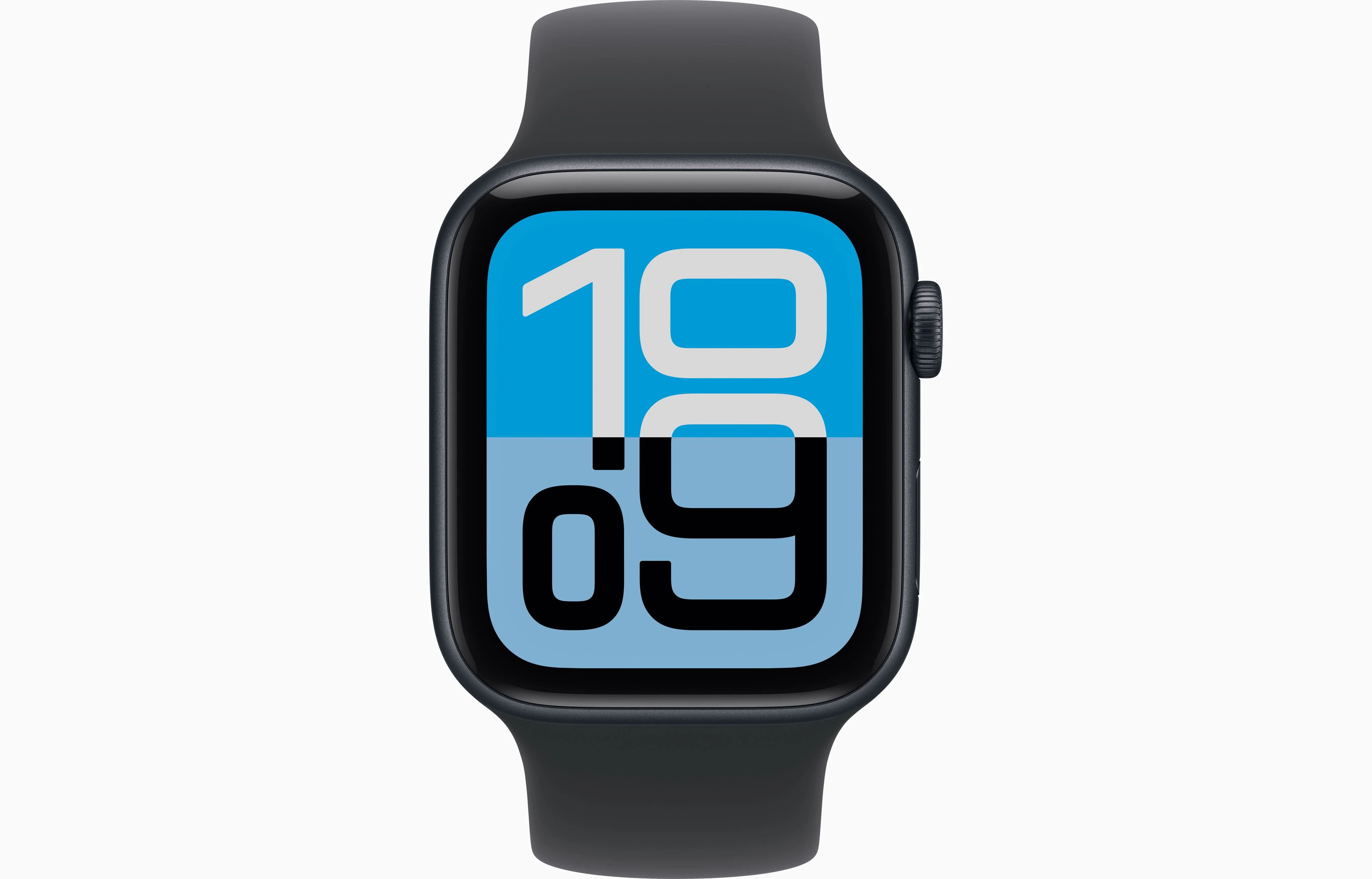 Apple Watch SE 3 GPS + Cellular, 44mm Midnight Aluminium Case with Black Solo Loop - Size 6 - Pristine - Image 2