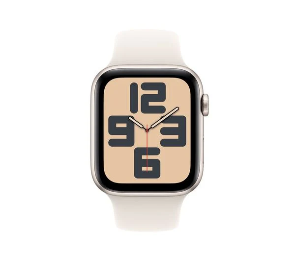 APPLE Watch SE - 44mm Starlight Aluminium Case with Starlight Sports Band, M/L - Pristine - Image 2