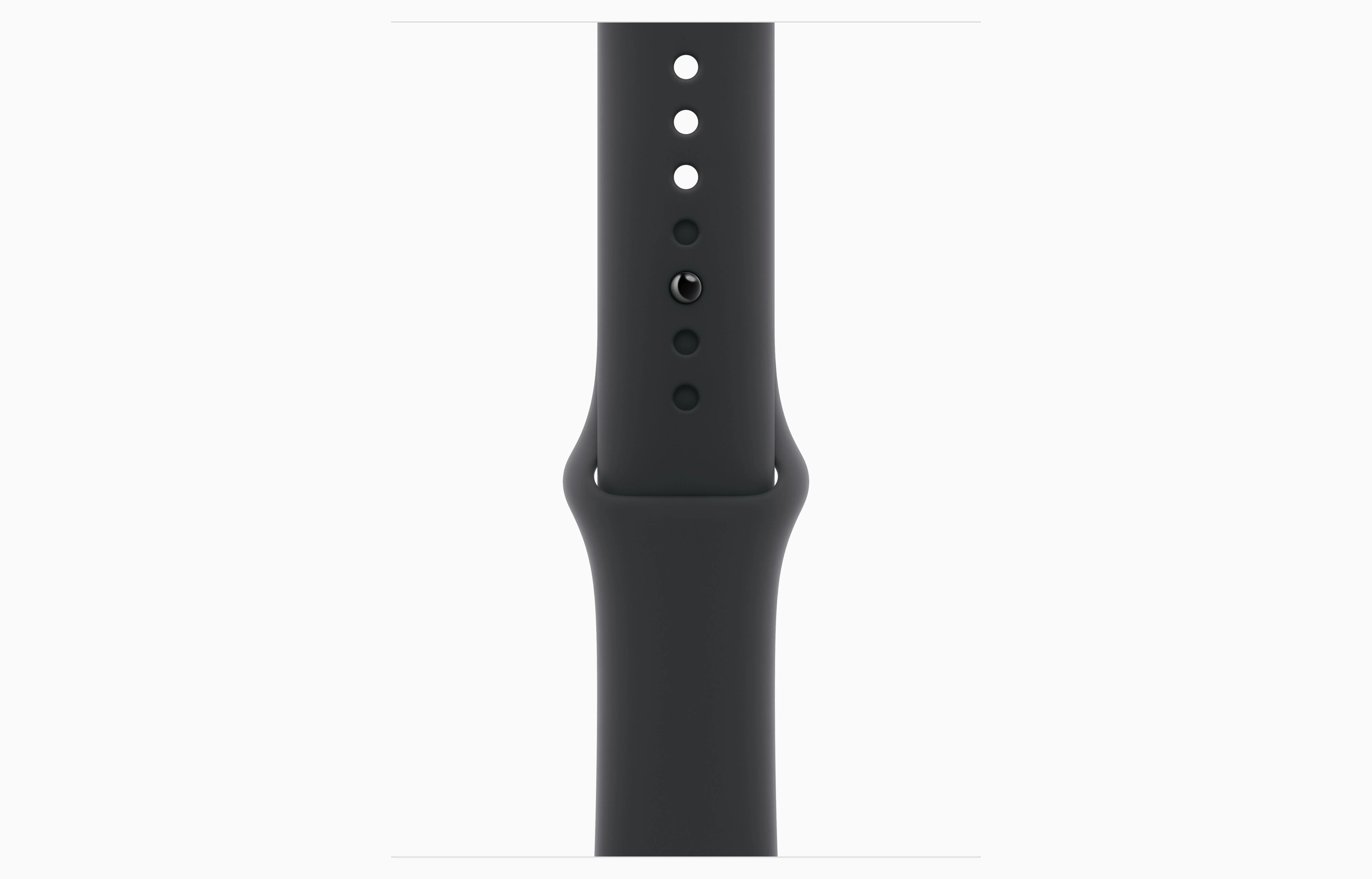 Apple Watch Series 10 GPS, 46mm Silver Aluminium Case with Black Sport Band - M/L - Pristine - Image 3