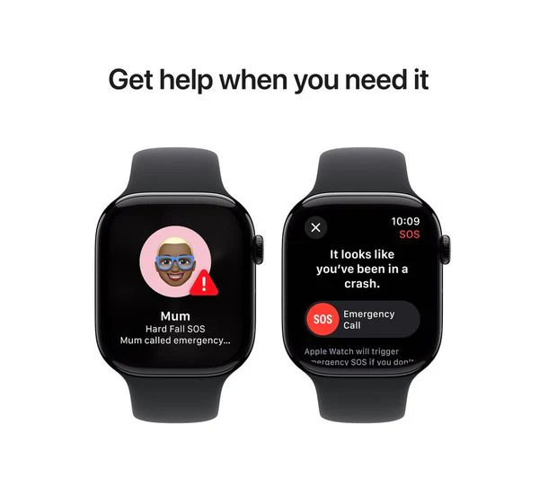 Apple Watch Series 10 GPS, 46mm Jet Black Aluminium Case with Black Sport Band - M/L - Pristine - Image 5