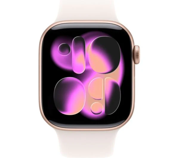 Apple Watch Series 11 Cellular - 42mm Rose Gold Aluminium Case with Light Blush Sport Band, S/M - Pristine - Image 2
