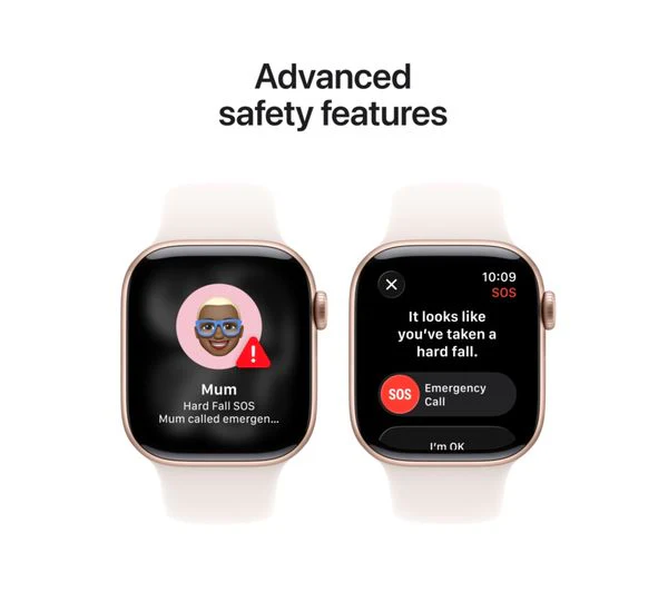 Apple Watch Series 11 Cellular - 42mm Rose Gold Aluminium Case with Light Blush Sport Band, S/M - Pristine - Image 5