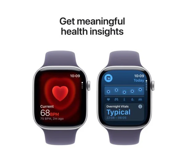 APPLE Watch Series 11 Cellular - 46mm Silver Aluminium Case with Purple Fog Sport Band, M/L - Pristine - Image 5