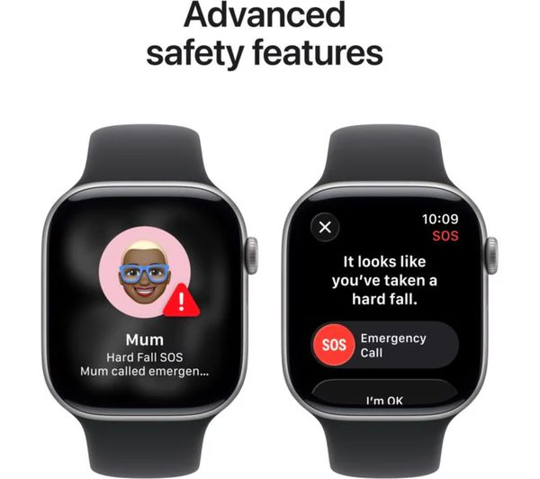 Apple Watch Series 11 Cellular 46mm Space Grey Aluminium Case with Black Sport Band M/L – Pristine - Image 3