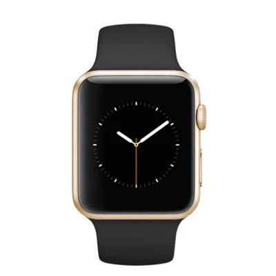 Apple Watch Series 3 GPS + Cellular Gold Aluminium 38MM Black Sport Band - Good - Image 2