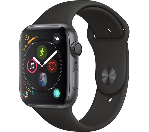 Apple Watch Series 4 GPS Space Grey Aluminium with Black Sports Band, 40mm - Acceptable