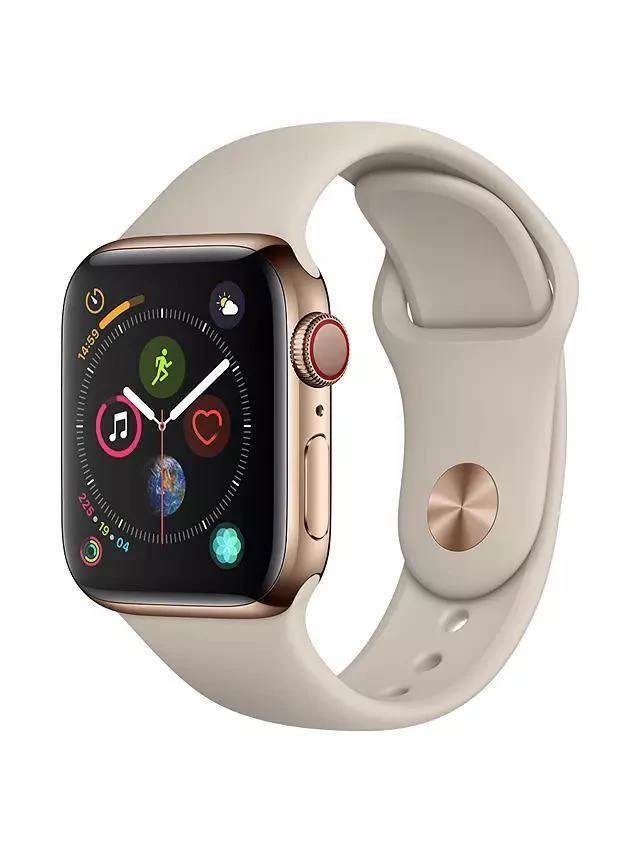 Apple Watch Series 4 GPS + Cellular 40mm Gold Stainless – Pristine