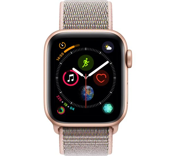 APPLE Watch Series 4 GPS - Gold & Pink Sand Sports Loop, 40mm - Acceptable - Image 2