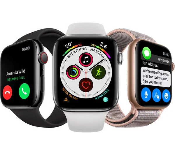 Apple Watch Series 4 GPS + Cellular Silver Aluminium with White Sports Band, 40mm - Acceptable - Image 2