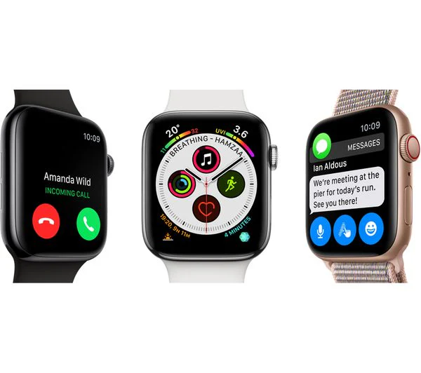 Apple Watch Series 4 GPS + Cellular Silver Aluminium with White Sports Band, 40mm - Acceptable - Image 3