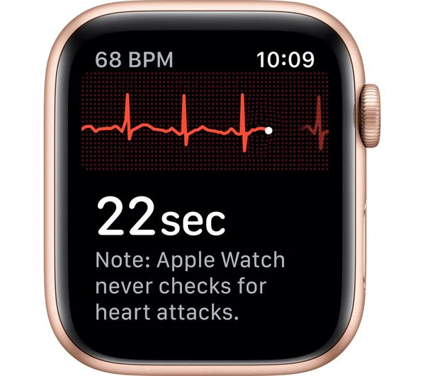 Apple Watch Series 5 Cellular 44mm Gold Aluminium with Pink Sand Sport Band – Good - Image 3