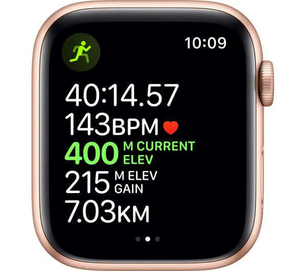 Apple Watch Series 5 Cellular 44mm Gold Aluminium with Pink Sand Sport Band – Good - Image 4