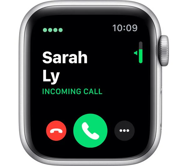 APPLE Watch Series 5 Cellular - Silver Aluminium with White Sports Band, 40mm - Acceptable - Image 5