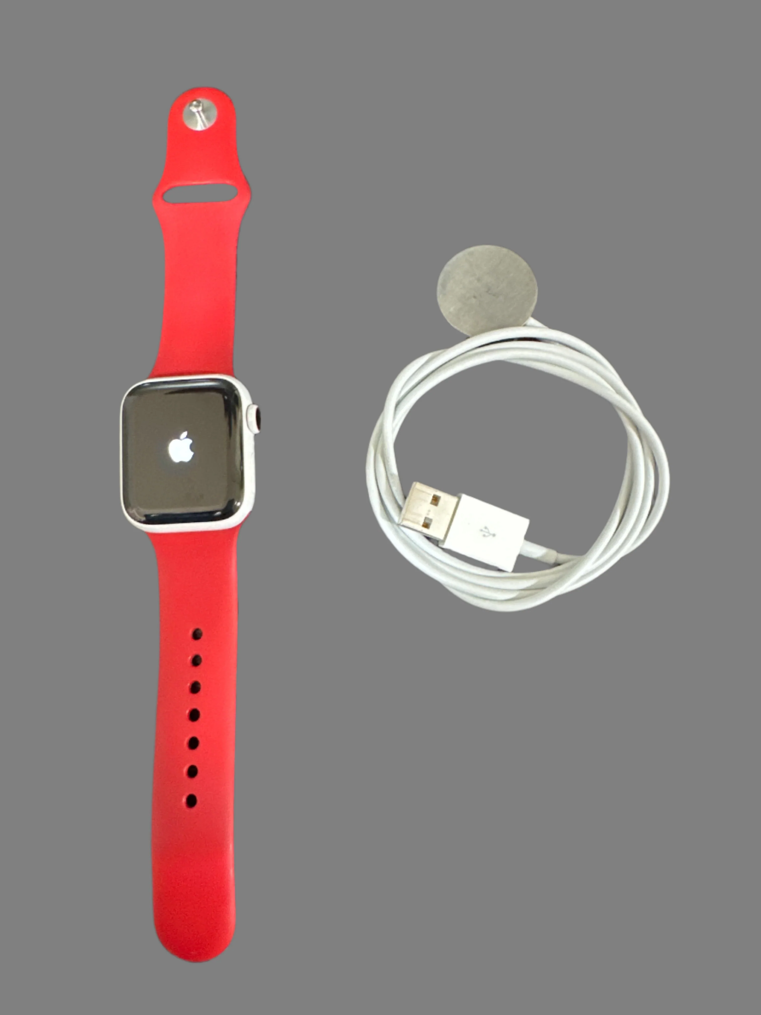 Apple Watch Series 5 Edition Ceramic GPS + Cellular with Red Sports Band, 40mm - Pristine - Image 2