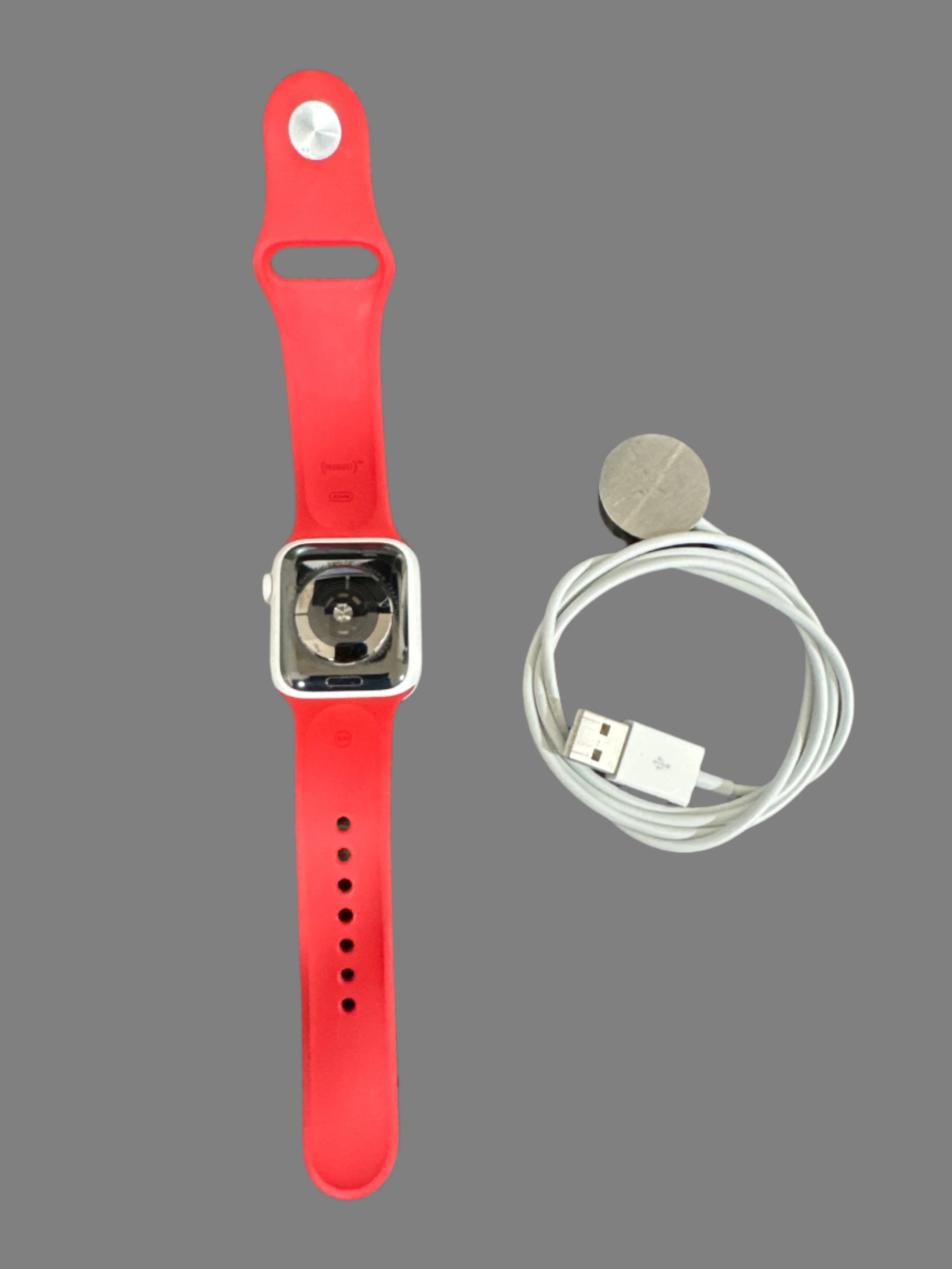 Apple Watch Series 5 Edition Ceramic GPS + Cellular with Red Sports Band, 40mm - Pristine - Image 3
