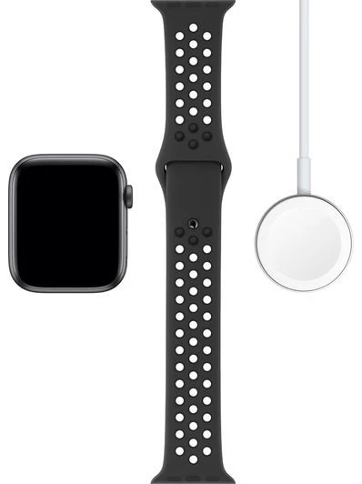 Apple Watch Series 5 GPS + Cellular - Space Grey Aluminium with Anthracite & Black Nike Sports Band, 40mm - Acceptable - Image 6