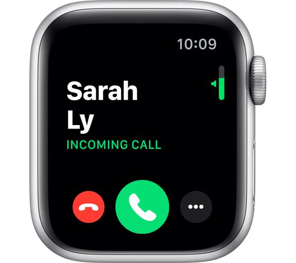 APPLE Watch Series 5 GPS - Silver with Pure Platinum & Black Nike Sports Band, 40mm - Acceptable - Image 5