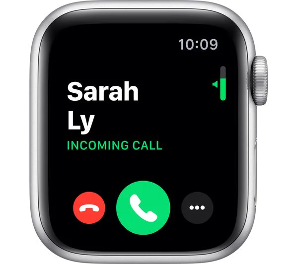 APPLE Watch Series 5 GPS - Silver Aluminium with White Sports Band, 40mm - Very Good - Image 3
