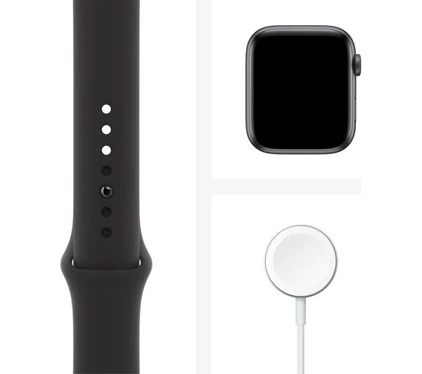 Apple Watch Series 6 GPS + Cellular - 40mm Space Grey Aluminium Case with Black Sport Band - Pristine - Image 6