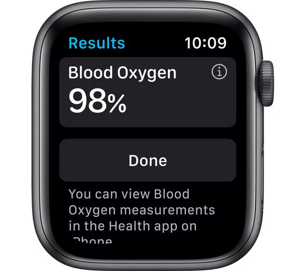 Apple Watch Series 6 GPS + Cellular - 44mm Space Grey Aluminium Case with Black Nike Sports Band - Acceptable - Image 7