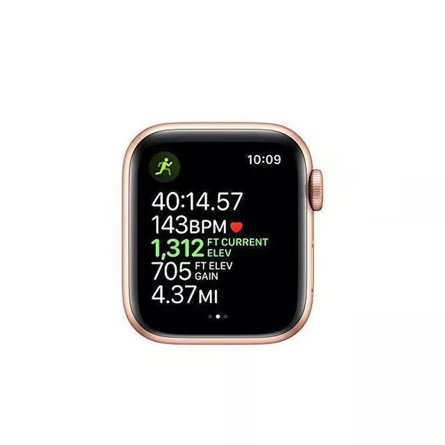 APPLE Watch Series 6 GPS - Gold Aluminium with Black Sports Band - 40mm - Acceptable - Image 3