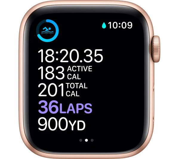 APPLE Watch Series 6 GPS - Gold Aluminium with Pink Sand Sports Band, 40mm - Acceptable (SCREEN POOR) - Image 4