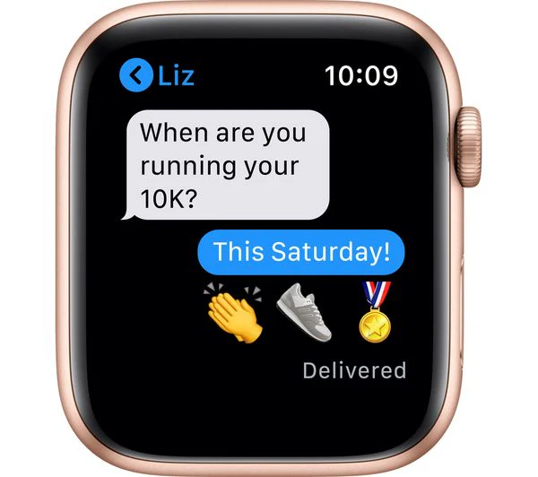 APPLE Watch Series 6 GPS - Gold Aluminium with Pink Sand Sports Band, 40mm - Acceptable (SCREEN POOR) - Image 5