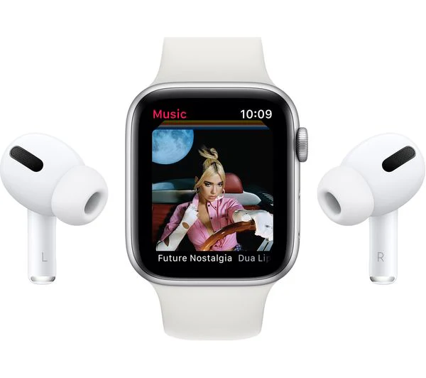 APPLE Watch Series 6 GPS - Silver Aluminium with White Sports Band, 44mm - Good - Image 4