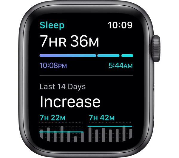 APPLE Watch Series 6 GPS - Space Grey Aluminium with Black Nike Sports Band, 40mm - Good - Image 2