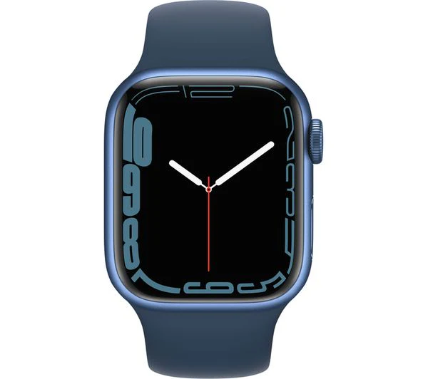 APPLE Watch Series 7 - Blue Aluminium with Abyss Blue Sports Band, 41mm - Good - Image 2